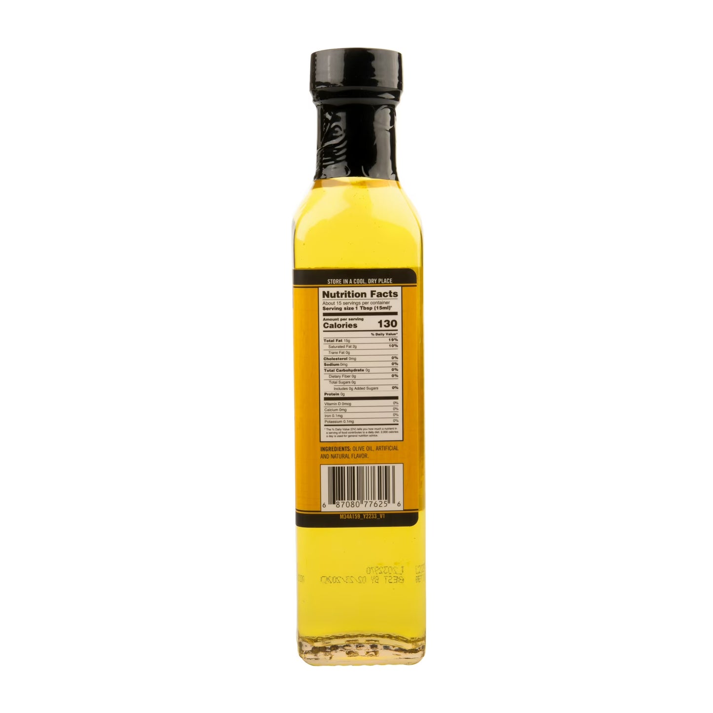 (3 pack) Woodland Gourmet White Truffle Oil Glass, 8oz