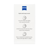 ZEISS Gentle and Thorough Cleaning Eyeglass Lens Cleaner Wipes, 350 ct.