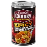 (2 pack) Campbell's Chunky Soup, Spicy Chicken and Sausage Gumbo, 18.8 oz Can