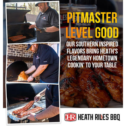Heath Riles BBQ Rub - Everday All-Purpose Seasoning, Champion Pitmaster Recipe, Legendary Rubs For Smoking & Grilling, 70+ BBQ Championships, 14 oz.