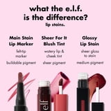 e.l.f. Main Stain Lip Marker, Rose Macaron, 0.034 fl oz
