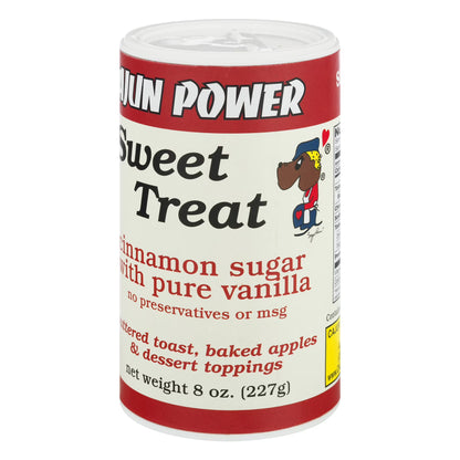 (12 pack) Cajun Power Sweet Treat Cinnamon Sugar With Pure Vanilla, 8.0 OZ