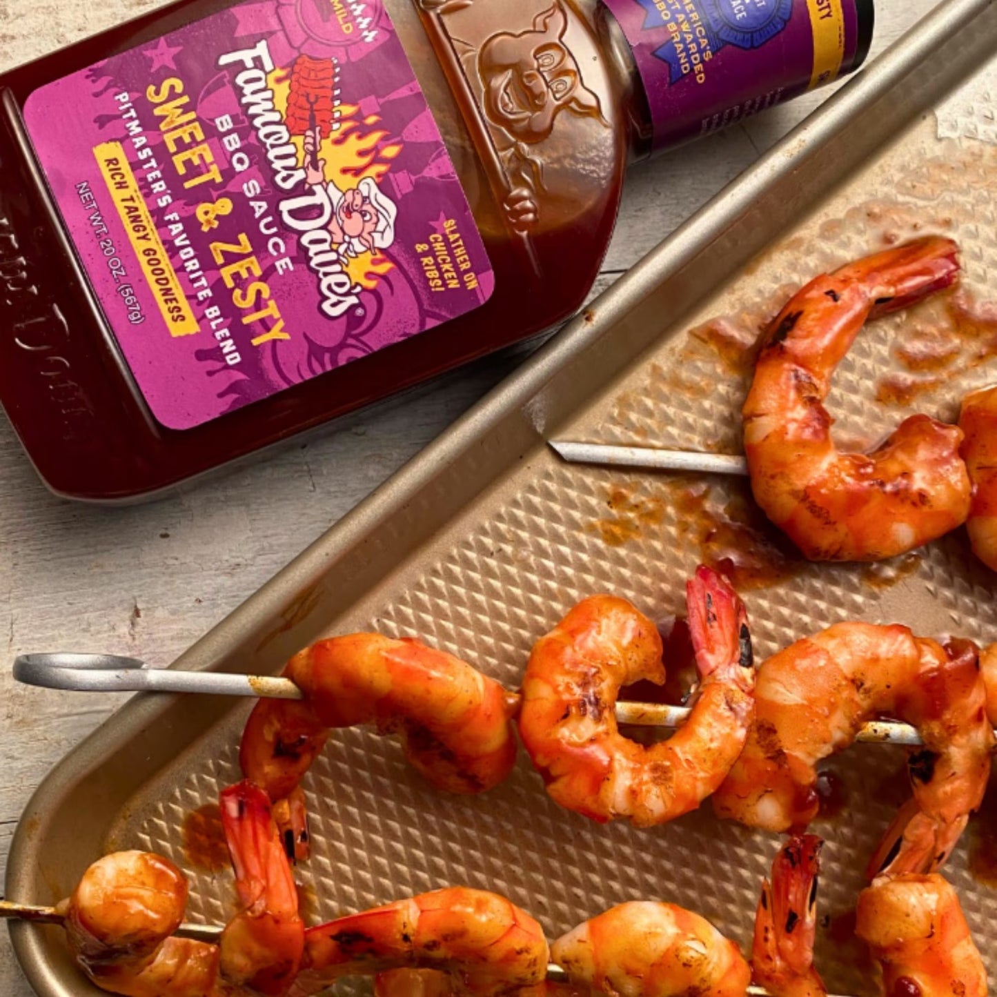 Famous Dave's Sweet & Zesty BBQ Sauce, 20 oz