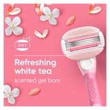 Venus Womens Razor Blade Refills, ComfortGlide 3 White Tea, 4 Count