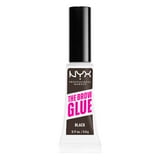 NYX Professional Makeup The Brow Glue Tinted Eyebrow Gel, Long-Hold Eyebrow Glue, Black, 0.17 oz