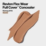 Revlon ColorStay Flex Wear Concealer, Full Coverage, 24HR Wear, 070 Nutmeg, 0.34 fl oz