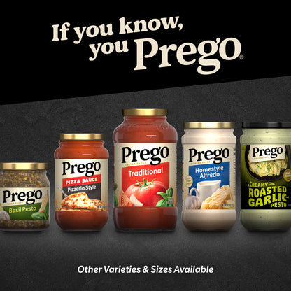 Prego Creamy Tomato Pasta Sauce with Garlic, 24 oz Jar