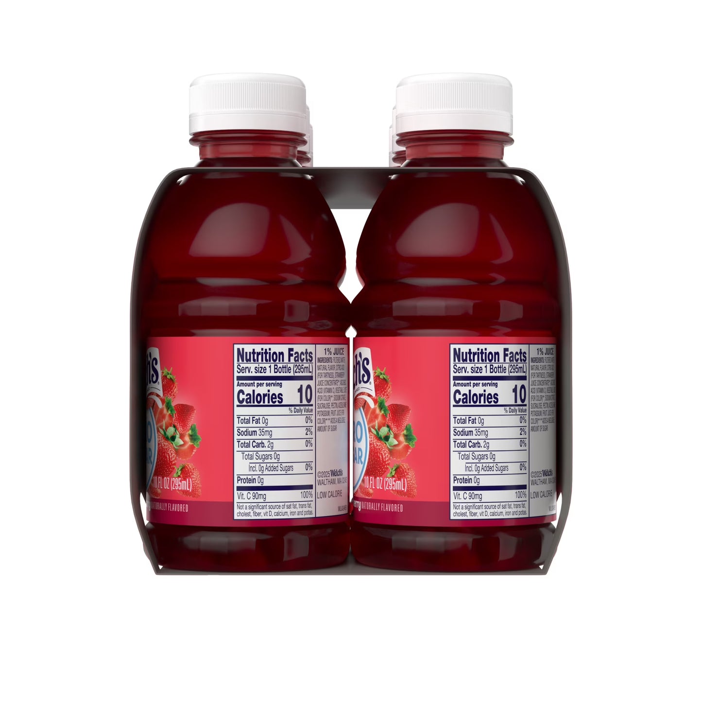 Welch's Strawberry Zero Sugar Drink, 10 fl oz Bottle