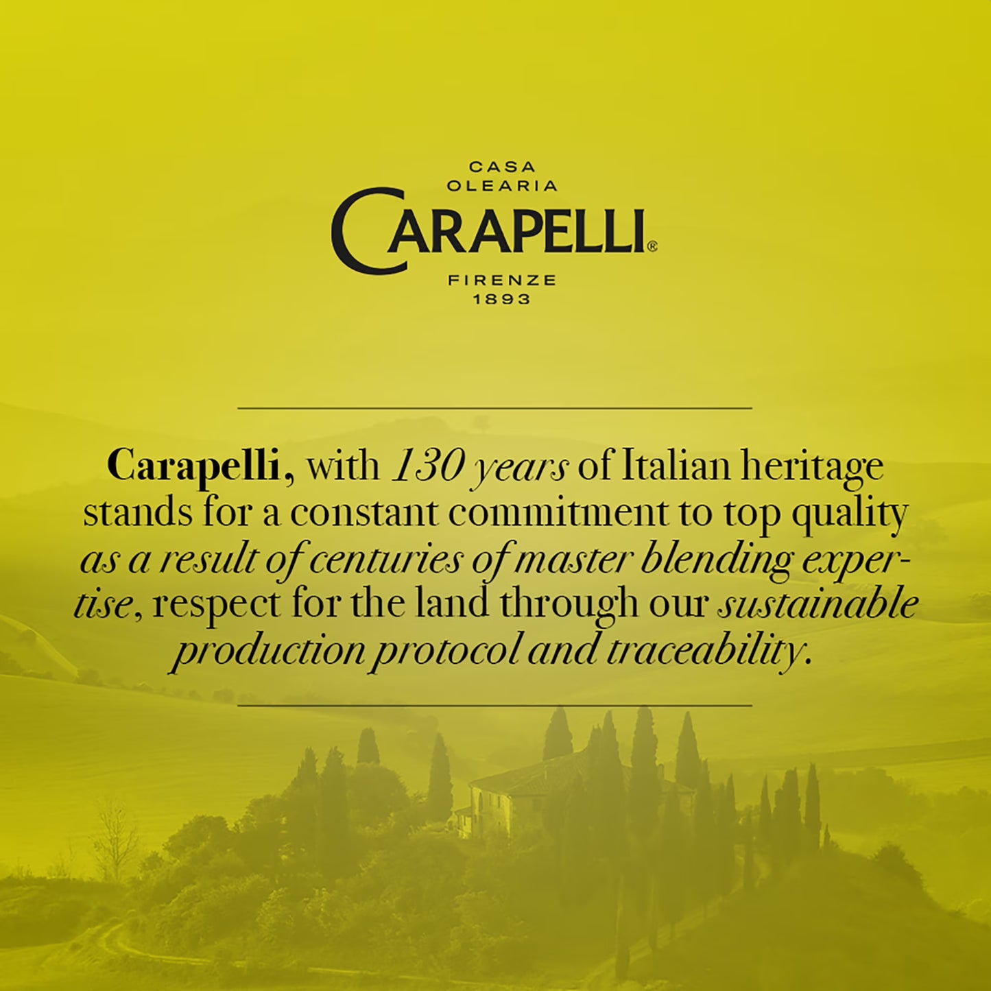 Carapelli Organic Extra Virgin Olive Oil, Cold Extracted, Contains Polyphenols and Antioxidants, 16.9 oz