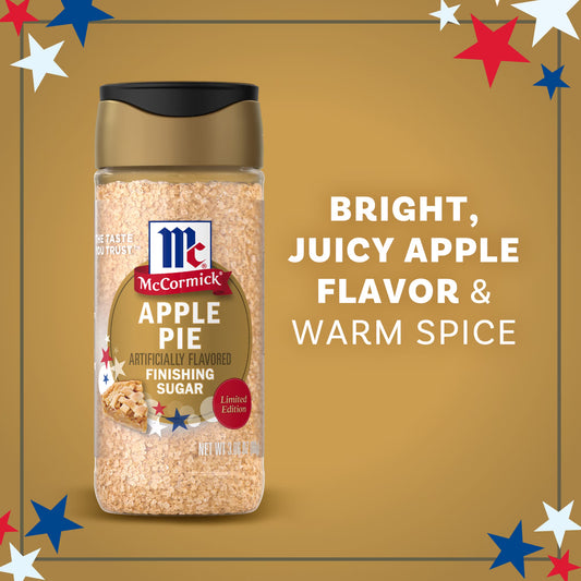 McCormick Apple Pie Finishing Sugar, 3.06 oz Bottle