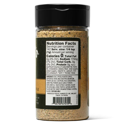 Kinder's Prime Steak with Black Garlic and Truffle Rub and Seasoning, 5 oz