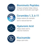 CeraVe Moisturizer Skin Renewing Night Face Cream with Peptides & Hyaluronic Acid for All Skin Types 1.7 oz
