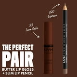 NYX Professional Makeup Butter Gloss, Non-Sticky Lip Gloss, Lava Cake, 0.27 Oz