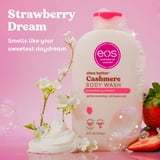 (4 pack) eos Shea Better Cashmere Body Wash - Strawberry Dream - 16 fl oz