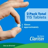 Claritin 24 Hour Non-Drowsy Allergy Medicine Tablets 115 ct.
