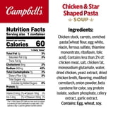 (4 pack) Campbell’s Sipping Soup, Chicken Soup with Star-Shaped Pasta, 10.75 oz Microwavable Cup