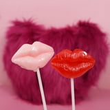 Pucker Lips Lollipops, Party Favor Candy Suckers, 24 Count, 14.7 Ounce Box