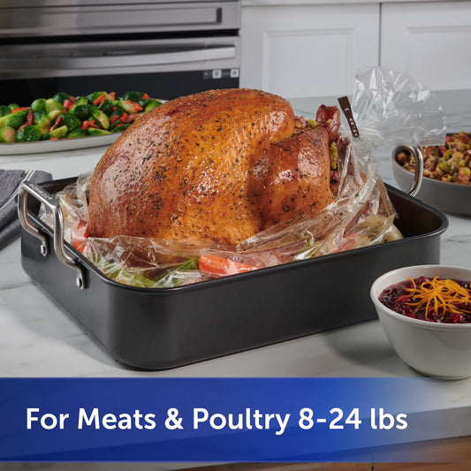 Reynolds Kitchens Turkey Size Oven Bags, Holds Up to 24 pounds, 2 Count