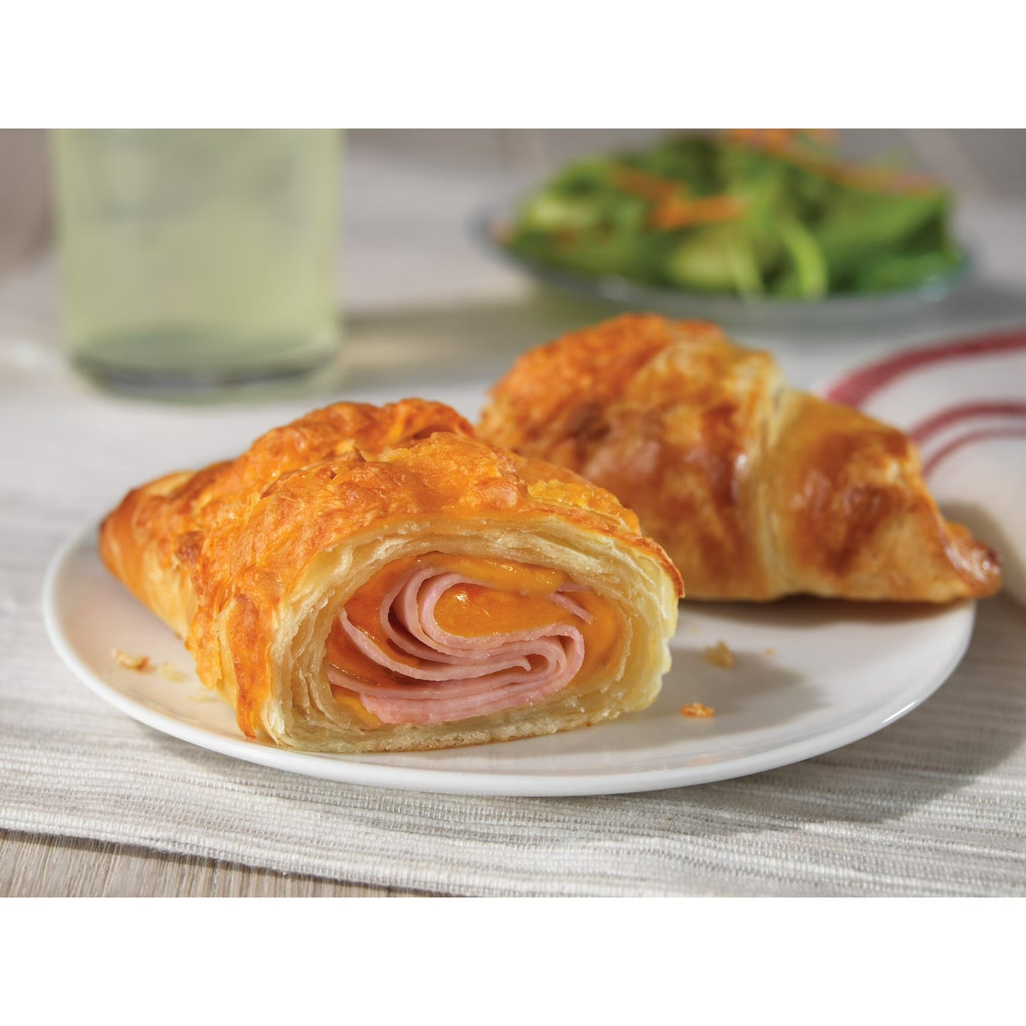 Hillshire Farm Ham & Cheese Stuffed Croissants, 8 oz, 2 Count (Frozen)