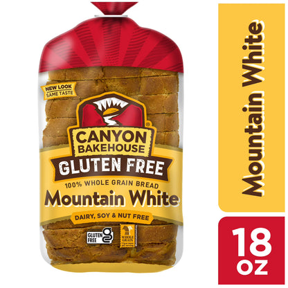 Canyon Bakehouse Mountain White Gluten Free White Bread Loaf, 18 oz., Frozen