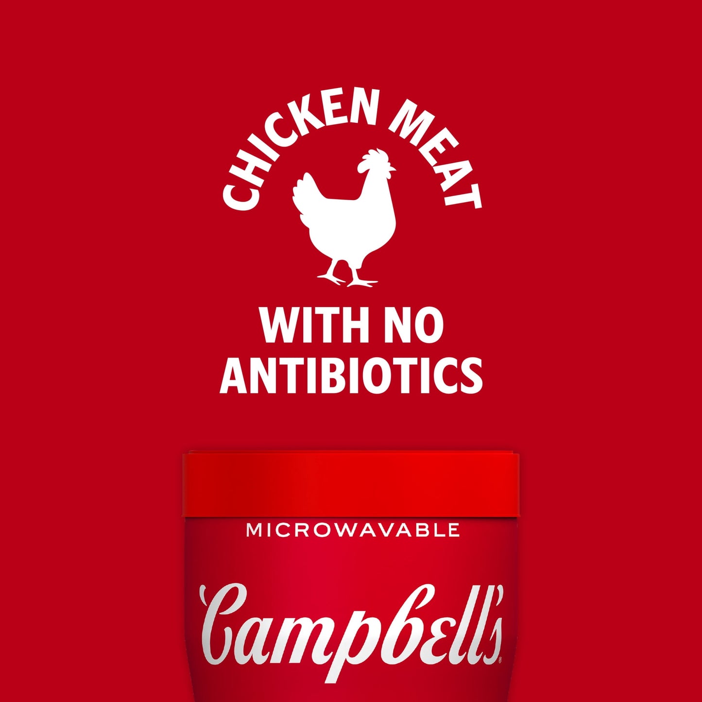 (4 pack) Campbell’s Sipping Soup, Chicken Soup with Star-Shaped Pasta, 10.75 oz Microwavable Cup