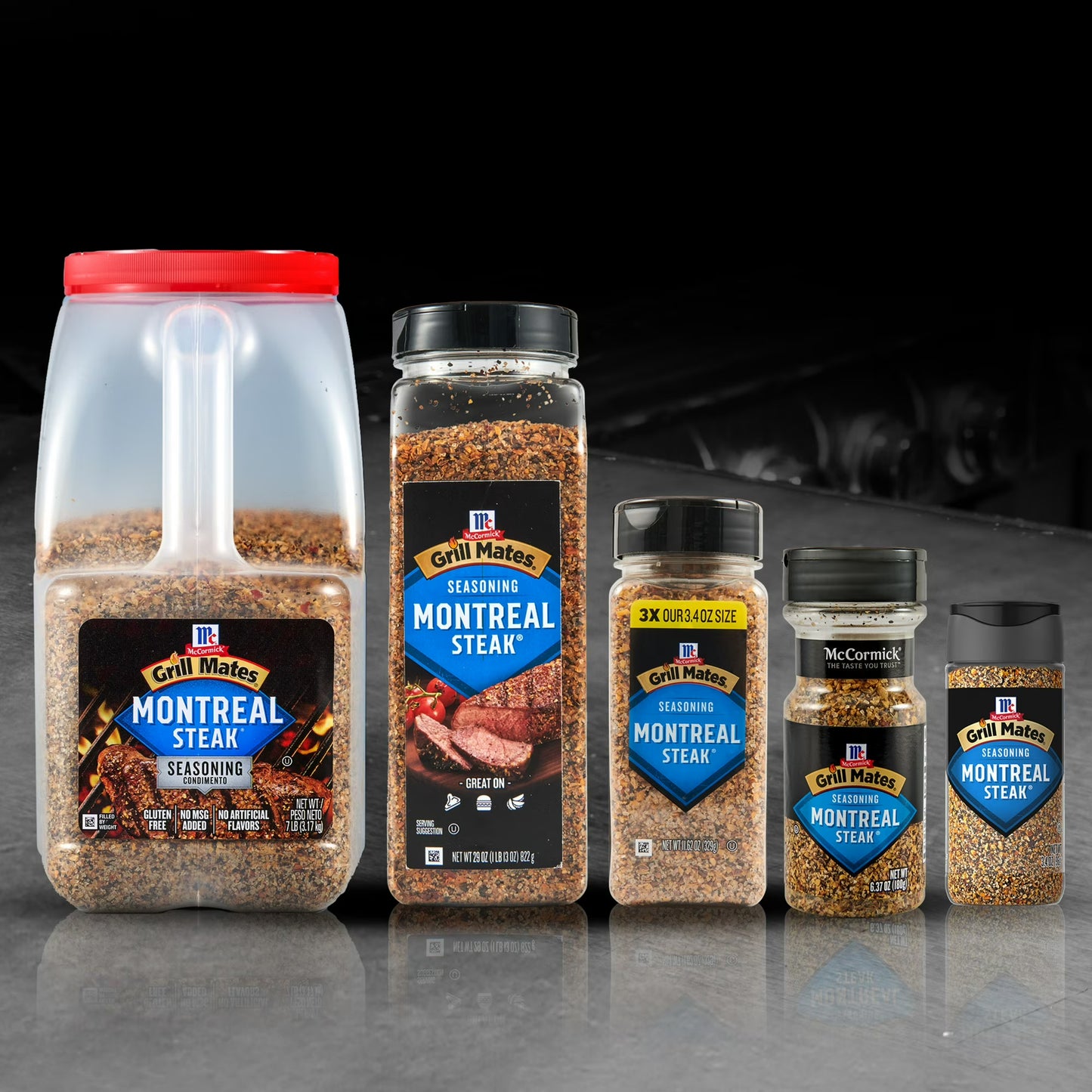 Grill Mates Montreal Steak Seasoning, 11.62 oz Bottle