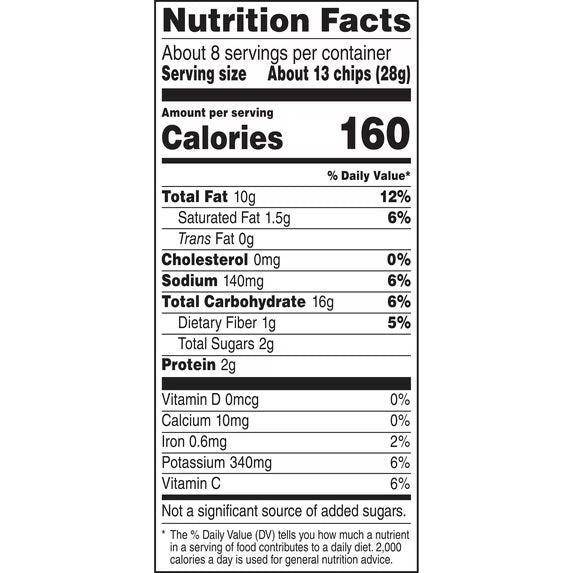 Lay's Wavy Hickory BBQ Flavored Potato Chips, 7.5 oz Bag