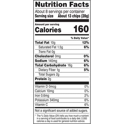 Lay's Wavy Hickory BBQ Flavored Potato Chips, 7.5 oz Bag
