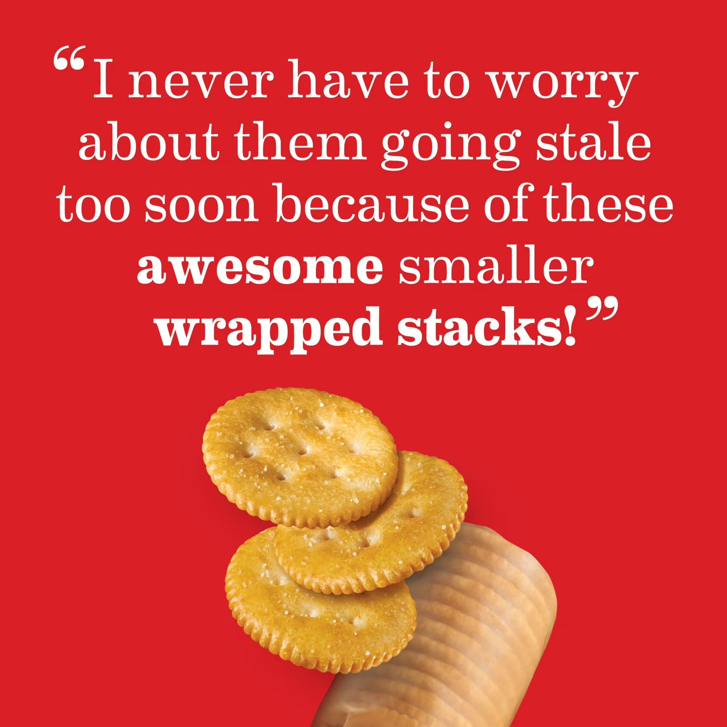 RITZ Fresh Stacks Original Crackers, Travel Snacks, 11.8 oz (8 Multi Snack Packs)