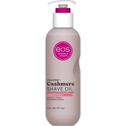 eos Cashmere Shave Oil for Smooth Skin - Coconut Waters - 6 fl oz
