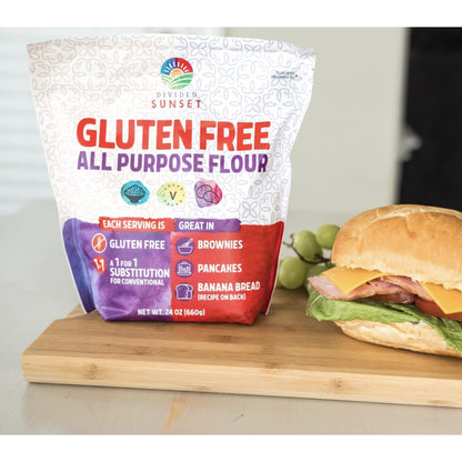 (2 pack) Divided Sunset Gluten Free, All-Purpose Flour 24oz