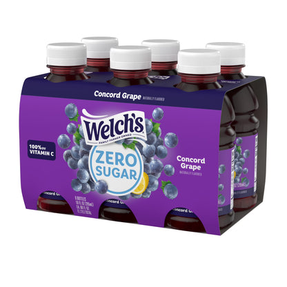 Welch's Concord Grape Zero Sugar Drink, 10 fl oz Bottle