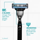 Gillette Mach3 Razor Blade Refill ,Manual Razor Men , 4 count