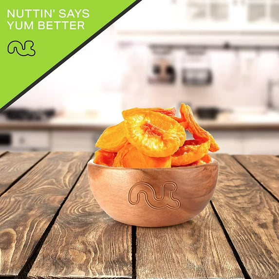 Nut Cravings Sun Dried California Peaches, No Sugar Added (16oz - 1 lbs)