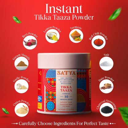 Satya Blends, Tikka Taaza, Tomato, Smoky, Tikka Masala Seasoning 2.5 oz