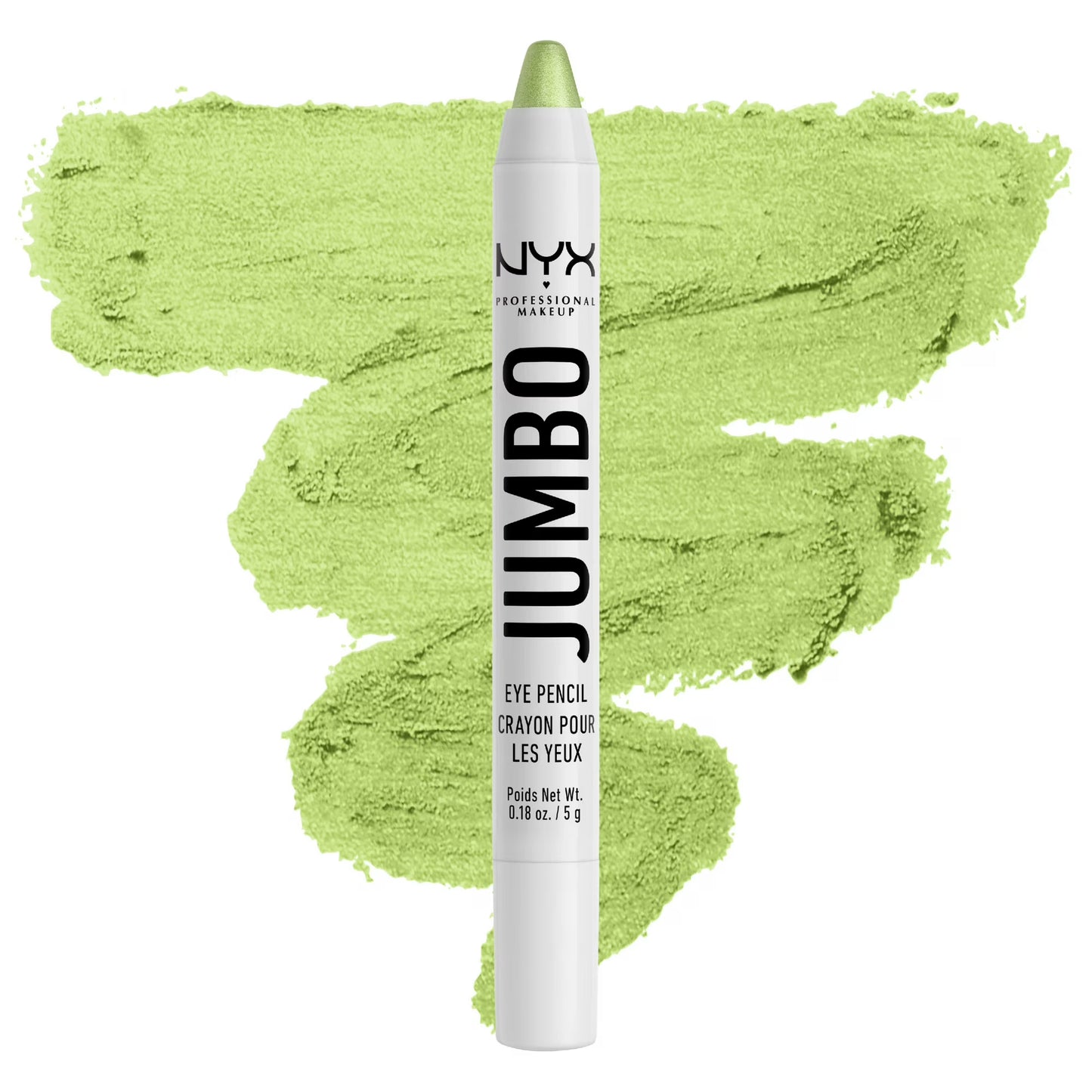 NYX Professional Makeup Jumbo Eye Pencil, All-in-one Eyeshadow and Eyeliner Multi-stick, Matcha, 0.18 oz