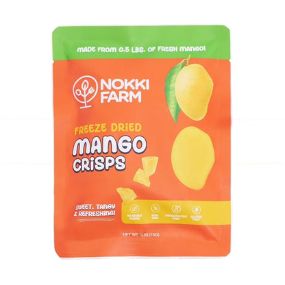 NOKKI FARM Freeze Dried Tropical Fruit Crisps Variety - Healthy & Exotic Tropical Superfood Snack, No Added Sugar or Preservatives, Kid-Approved, Portable for On-The-Go Snacking