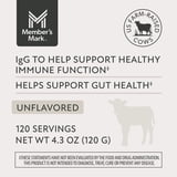 Member's Mark Colostrum Powder, Unflavored, 120 g.