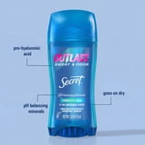 Secret Outlast Antiperspirant Deodorant for Women, Invisible Solid, Completely Clean, 2.6 oz, Twin Pack