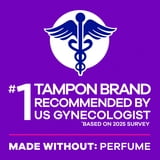 Tampax Radiant Tampons Multipack, with LeakGuard Braid, Regular/Super, 52 Count