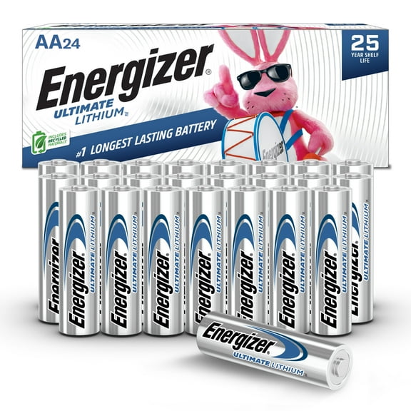 Energizer Ultimate Lithium AA Batteries (1 Pack), Double A Batteries