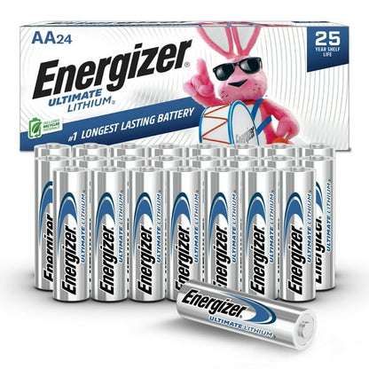 Energizer Ultimate Lithium AA Batteries (1 Pack), Double A Batteries