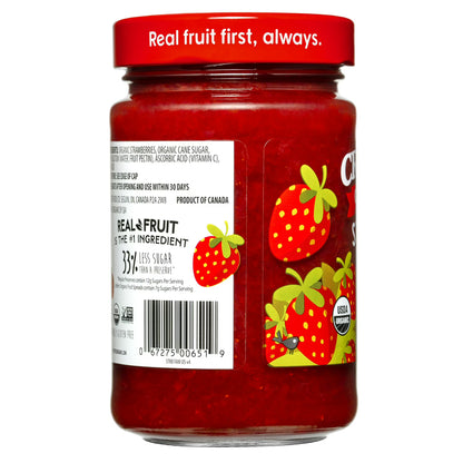 Crofters Fruit Spread Organic Premium Strawberry, 16.5 oz