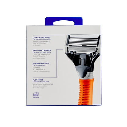 Harry's Men's Razor Blade Refills, 5 Blade Razor Blade Cartridges, 12 Pk