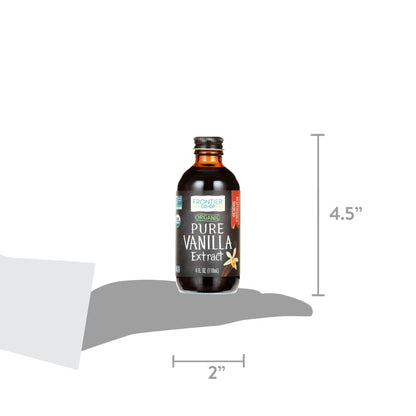 Frontier Co-op Pure Vanilla Extract, Organic 4 fl. oz.
