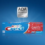 (2 pack) Crest Toothpaste, Kids Cavity Protection Toothpaste, Sparkle Fun Flavor, 4.6 oz, For Ages 3+