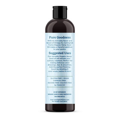 Carrington Farms Hemp Oil, 12oz