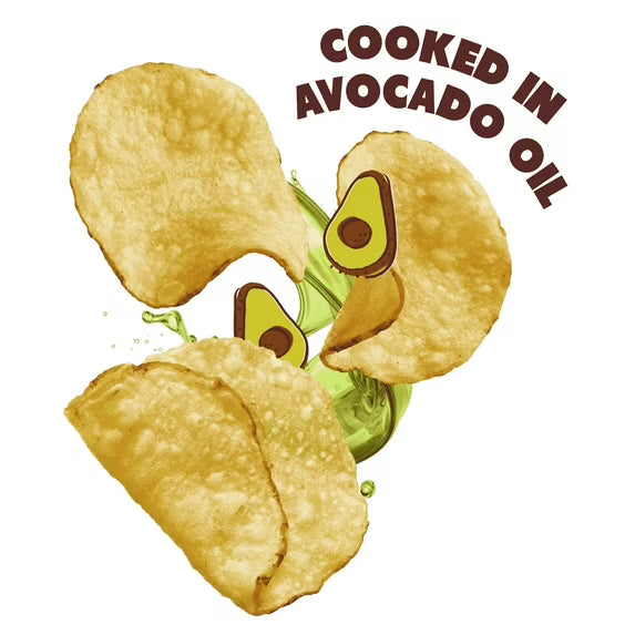 Jackson’s Classic Potato Kettle Chips with Sea Salt, Avocado Oil, Free of Top 9 Allergens, 5 oz