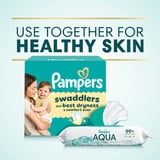 Pampers Aqua Pure Baby Wipes Unscented, 2-Pack, 112 Total Wipes (Select for More Options)