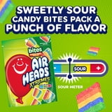 (3 pack) Airheads Xtremes Bites Peanut-Free Rainbow Berry Chewy Sour Candy, 9 oz Resealable Bag